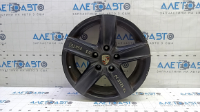 Диск колесный R18 8Jx18H2 ET53 Porsche Cayenne 958 11-14 черный, легкая бордюрка