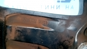Диск колесный R18 8Jx18H2 ET53 Porsche Cayenne 958 11-14 черный, легкая бордюрка