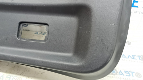 Ornament inferior portbagaj Mazda CX-9 16-23 negru, cu mâner, zgârieturi, îndoit, ruperea suportului bujiei
