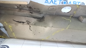 Порог правый Toyota Prius 30 10-15 золото надлом, замят, оторвано нижнее крепление, сломано крепление, затерт