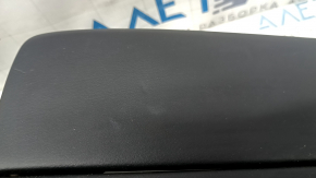 Cotieră Mazda CX-9 16-23 din piele, neagră, cu suporturi pentru pahare