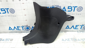 Ornament stâlp față stânga jos Mazda CX-9 16-23 negru, zgârieturi, abraziuni