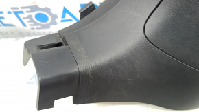 Накладка передней стойки левая нижняя Mazda CX-9 16-23 черная, царапины, потертости