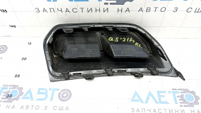 Накладка заднего бампера нижняя левая Audi Q5 80A 21-24 под широкий двойной выхлоп, S-Line