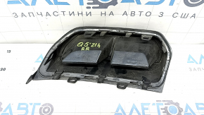 Накладка заднего бампера нижняя правая Audi Q5 80A 21-24 под широкий двойной выхлоп, S-Line
