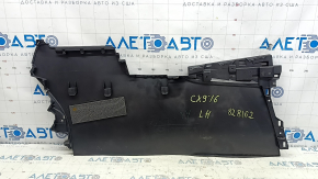 Накладка центральной консоли левая Mazda CX-9 16-23 черная, царапины