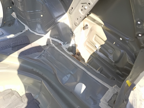 Aripă spate dreapta Toyota Camry v40 grafit, pe caroserie, îndoită, denivelări, ruginită