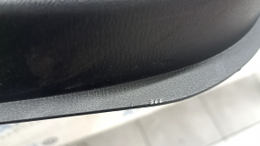 Ornamente ușă spate dreapta Mazda CX-9 16-19 piele neagră cu inserții bej, cotiera piele, bandaj gri, cu mâner, BOSE, zgârieturi