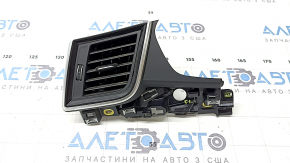 Deflector de aer cu ornament stânga Audi Q5 80A 21-24 negru lucios cu crom