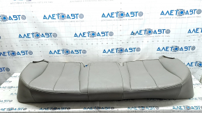 Tapițerie scaun șofer Toyota Camry v40 10-11 cu încălzire, piele gri, îndoită, necesită curățare, uzată, crăpată, zgârieturi