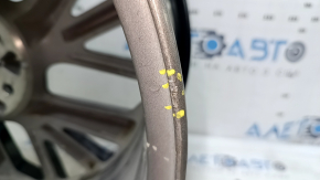 Диск колесный R20х8J ET35 Mitsubishi Outlander 22-26 черный с хромом, легкая бордюрка