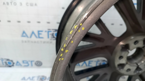 Диск колесный R20х8J ET35 Mitsubishi Outlander 22-26 черный с хромом, легкая бордюрка