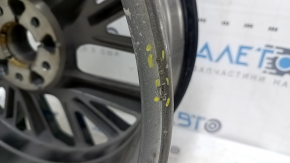Диск колесный R20х8J ET35 Mitsubishi Outlander 22-26 черный с хромом, легкая бордюрка