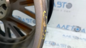 Диск колесный R20х8J ET35 Mitsubishi Outlander 22-26 черный с хромом, легкая бордюрка