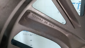 Диск колесный R20х8J ET35 Mitsubishi Outlander 22-26 черный с хромом, легкая бордюрка