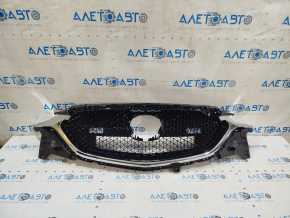 Решетка радиатора grill Mazda CX-5 17-21 без радара