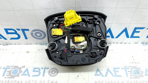 Подушка безопасности airbag в руль водительская Audi Q5 80A 18-24 черная, тип 1, царапины на хроме
