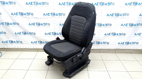 Водительское сидение Ford Edge 19-24 без airbag, механическое, ткань черное
