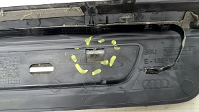 Ornamente prag ușă față dreapta Audi Q5 80A 18-24 negru cu crom și iluminare din spate, S-Line