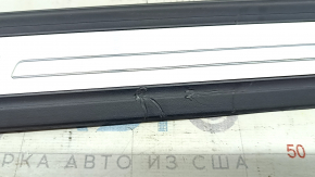 Ornamente prag ușă față dreapta Audi Q5 80A 18-24 negru cu crom și iluminare din spate, S-Line