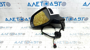 Oglindă retrovizoare stânga completă Audi Q5 80A 18-24 15 pini, reglare automată a intensității luminii, semnalizare, BSM, încălzită, albă