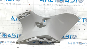 Ornamente montant spate în spatele geamului stânga Toyota Sienna 21-24 gri, plastic alb