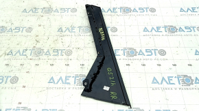 Ornamente laterale ușă spate dreapta Audi Q5 80A 18-24 spate, negru lucios, zgârieturi