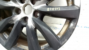 Диск колесный R18x8J ET45 Mazda CX-9 16-19 легкая бордюрка, облез хром