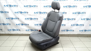 Водительское сидение Toyota Sienna 21-22 с airbag, с подголовником, электрическое, подогрев, кожа серая, XLE, XSE