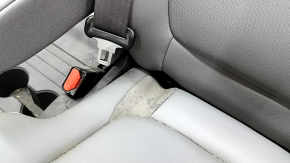 Задний ряд сидений 2 ряд левый Toyota Sienna 21-22 с airbag, кожа серая под 8 мест, под чистку, с ремнем, с подголовником
