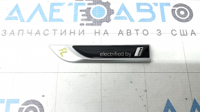 Эмблема надпись "Electrified by i" крыла передняя левая BMW 3 G20 21-26 plug-in