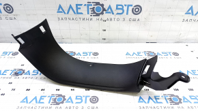Ornament hayon dreapta sus Jeep Compass 17-24 negru, fără mufă