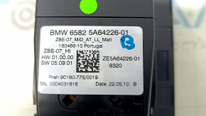 Joystick control spălător parbriz LHD mare BMW 3 G20 19-21 cu navigație, negru mat