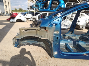 Четверть передняя левая Ford Edge 19-24 на кузове, синияя