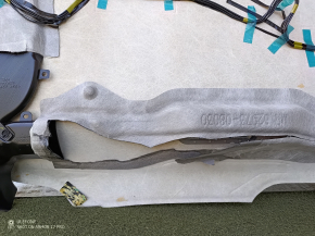 Обшивка потолка Toyota Sienna 21-26 под люк, серая, голая, под чистку, надорван воздуховод