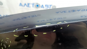 Губа заднего бампера Audi E-Tron 19-23 без Park Assist черная, без заглушки, царапины