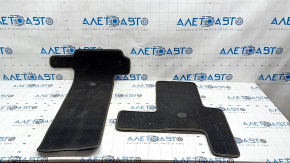 Set covorașe auto pentru Toyota Sienna 21-25, din material textil negru, pentru 8 locuri, pentru curățare chimică