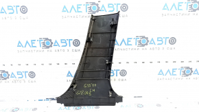 Накладка центральной стойки нижняя левая Infiniti G25 G35 G37 4d 06-15 черная, царапины