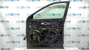 Дверь в сборе передняя правая Nissan Rogue 21-26 keyless, черный KH3, вмятины