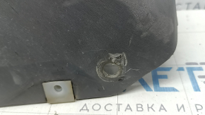 Губа переднего бампера Nissan Rogue 21-23 серая, потерта, царапины, примята