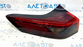 Фонарь внешний крыло левый Nissan Rogue 21-26 галоген + LED, потерт
