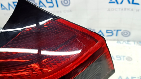 Фонарь внешний крыло левый Nissan Rogue 21-26 галоген + LED, потерт