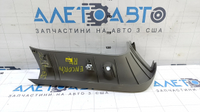 Обшивка двери багажника правая Buick Encore 13-16 серая, сломано крепление, тычка