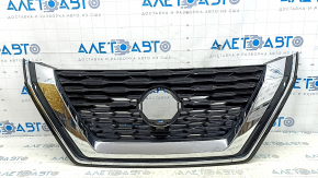 Решетка радиатора grill Nissan Rogue 21-23 без камеры, царапины