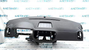 Торпедо передняя панель с AIRBAG VW Tiguan 09-18 черная, ржавый пиропатрон