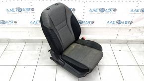 Пассажирское сидение Nissan Rogue 21-22 без airbag, механическое, ткань черно-серая US built, под химчистку