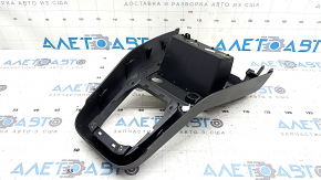 Бокс карман центральной консоли VW Tiguan 09-18 черная, тип 2, 2 части