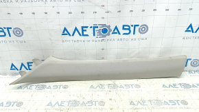 Ornament stâlp față stânga Nissan Rogue 21-23 gri, fabricat în SUA, pentru curățare