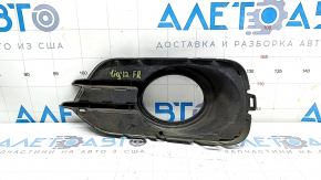 Решетка бампера правая VW Tiguan 12-16 рест под птф, потерта