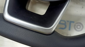 Руль голый Nissan Rogue 22-26 резина черная без кнопок, царапины